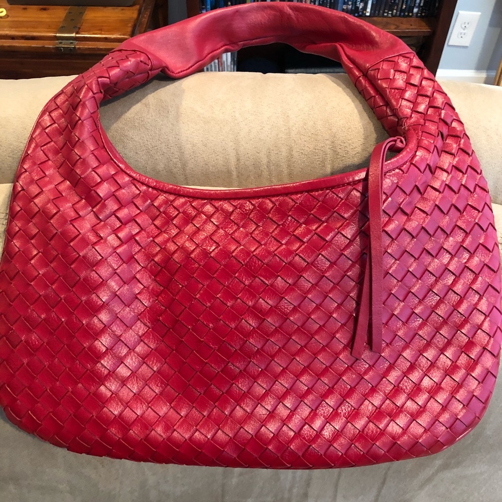 ILI genuine leather red purse